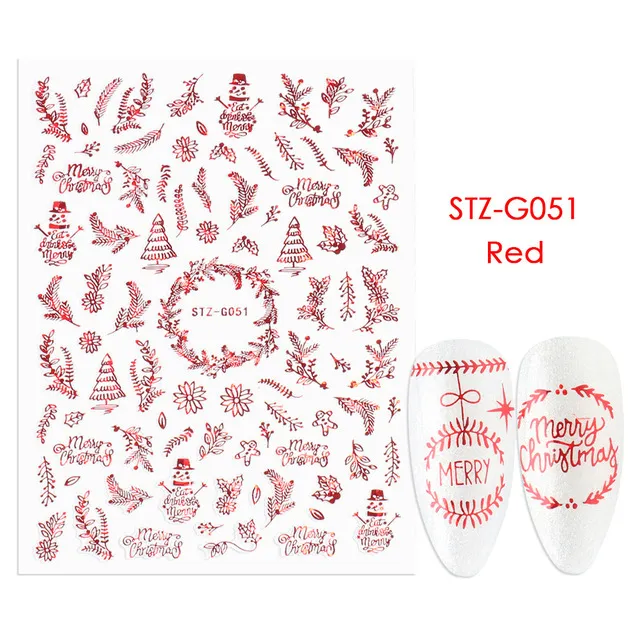 Adhesive Nail Sticker - Stz G051