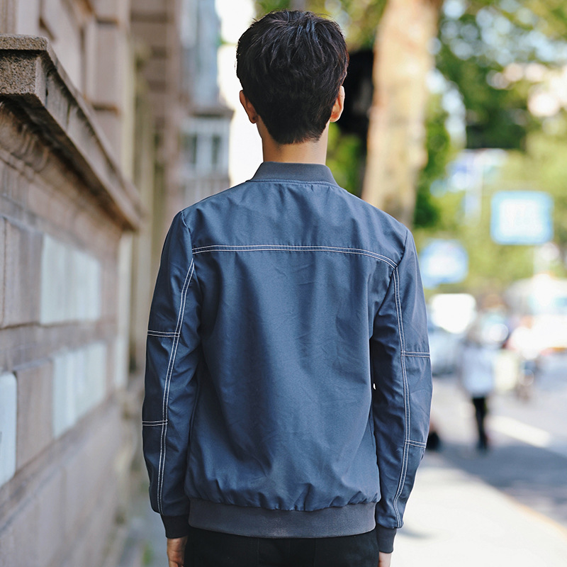 Solid color slim coat