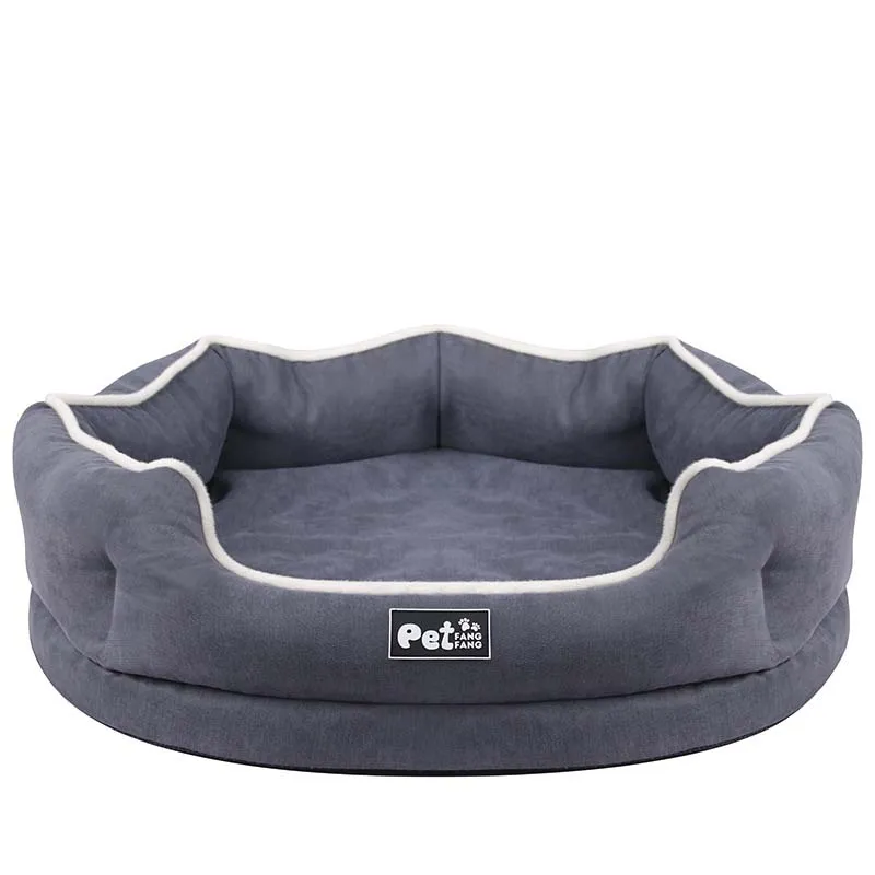Pet Supplies Memory Foam Warm Sofa Cushion - Grey