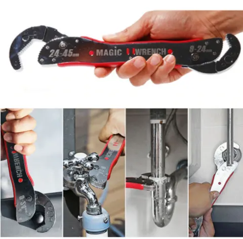 Magic Wrench Adjustable Quality 45 Steel Universal Multi-function Labor-saving