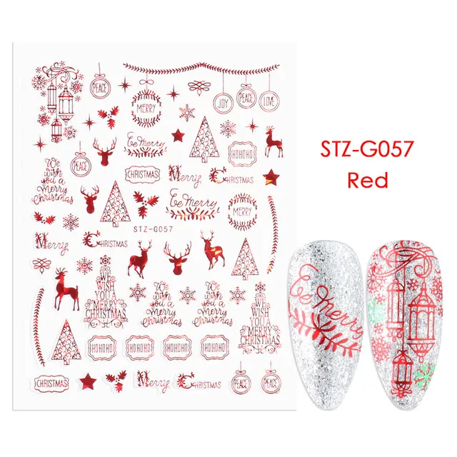 Adhesive Nail Sticker - Stz G057