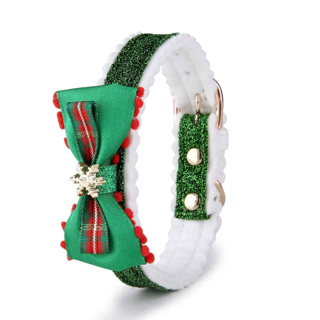 Christmas cat collar - Green