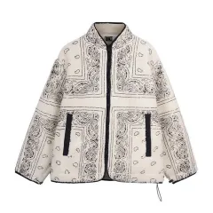 Women's autumn and winter design of printed BF style short coat - Photo Color - View 1