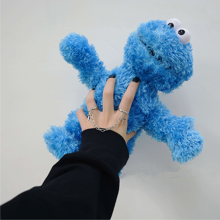 Siamese Chain Personality Exaggeration  Ring Ring Jewelry Women