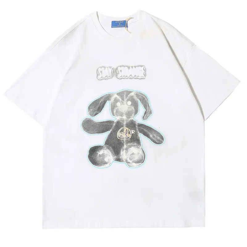 Men's loose FOG style short sleeve T-shirt