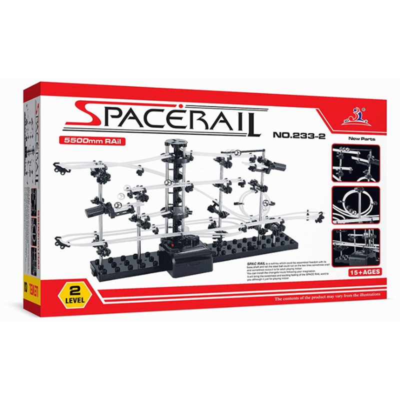 Spacerall Roller Coaster Space Track DIY Assembly Toy