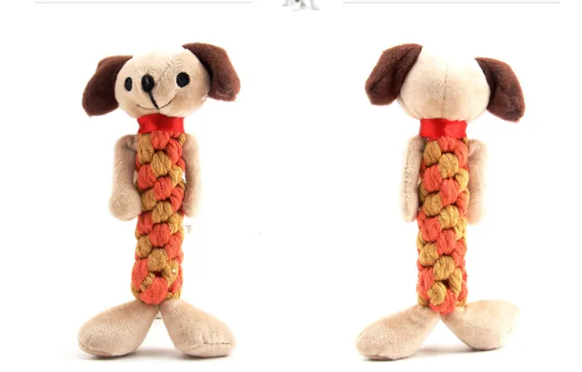 Pet plush vocal toy dog molar vocal toy Coloured Puppy - Shop at LoveMi