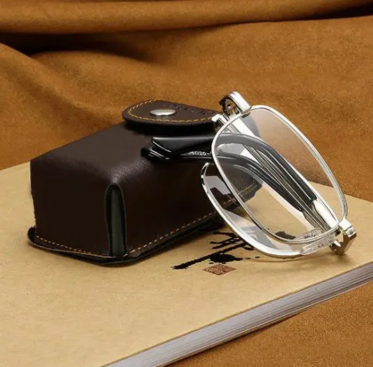 Ultra simple Reading Glasses Stylish Rotating Round Focus 300 Degree - Shop at LoveMi