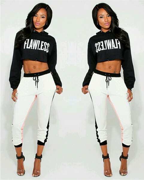 Letter printed hooded fleece