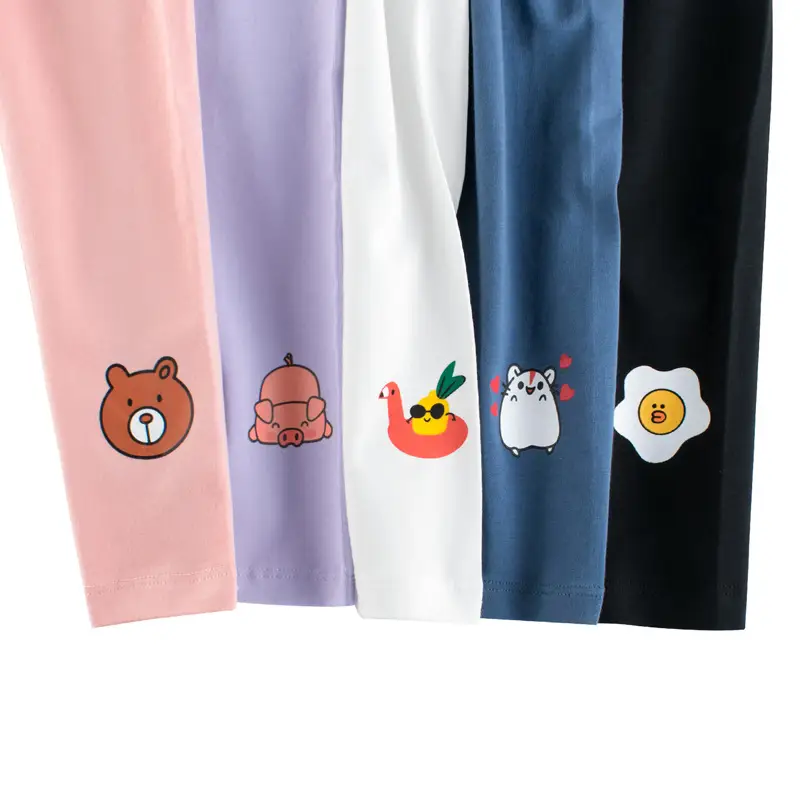 Autumn New Product Korean Girl Leggings Baby Stretch Trousers