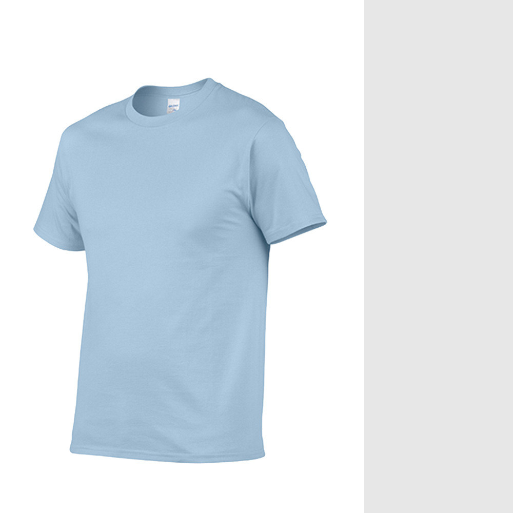 Solid Color Short Sleeve Men's Printed T-shirt Overalls