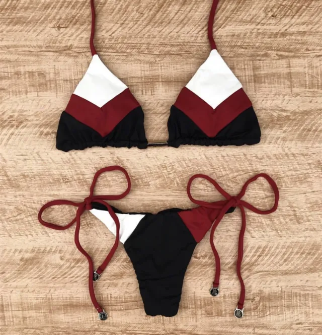 Patchwork bikini suit 4 Style S - Shop at LoveMi