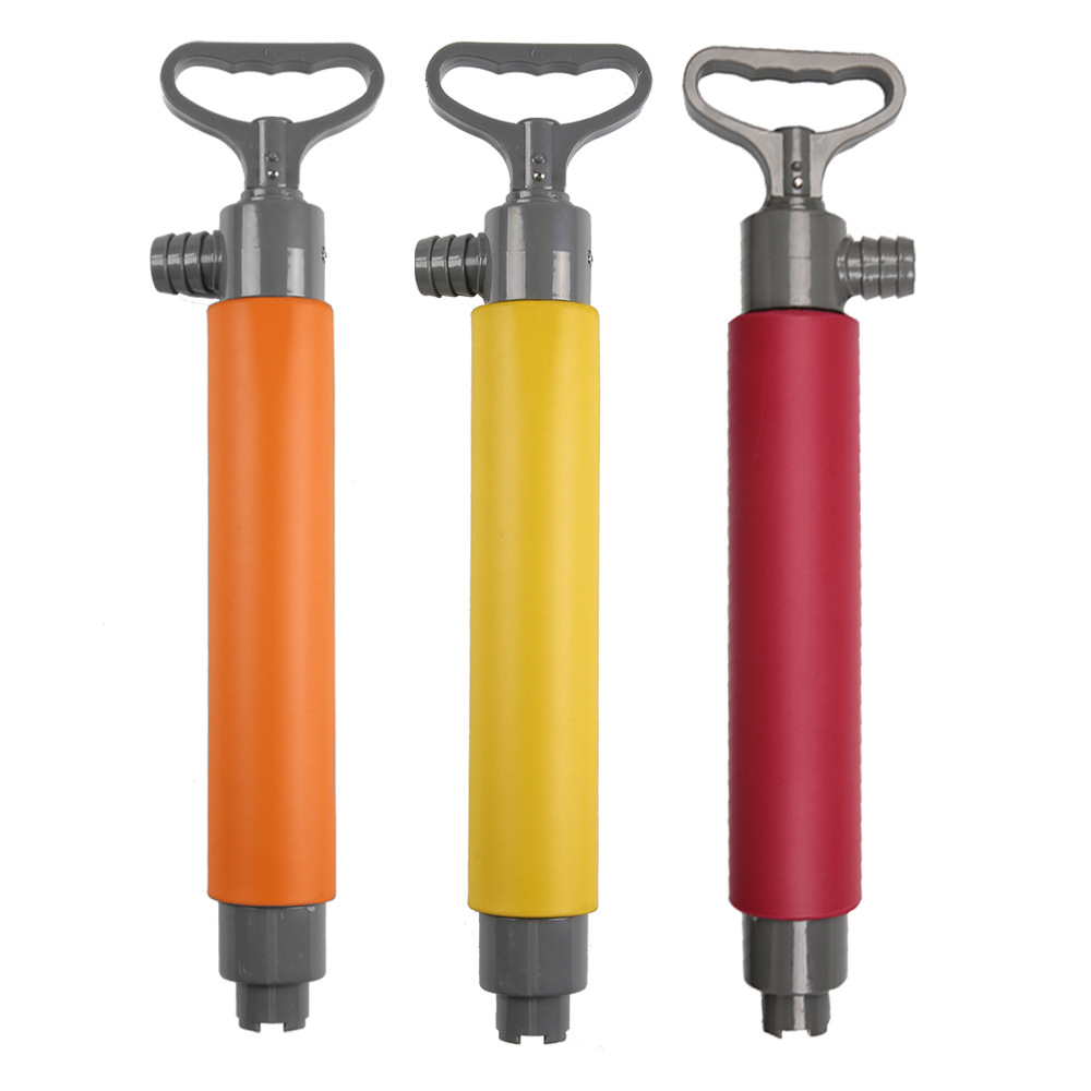 Manual water pump for drainage in the kayak cabin