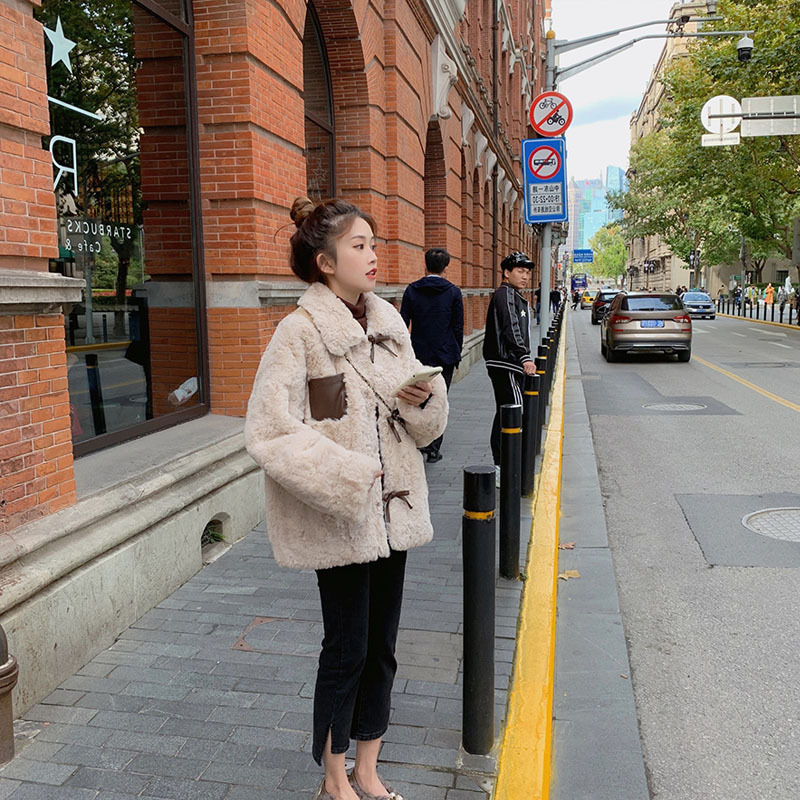 Thickened Rabbit-Like Plush Loose Fur Coat