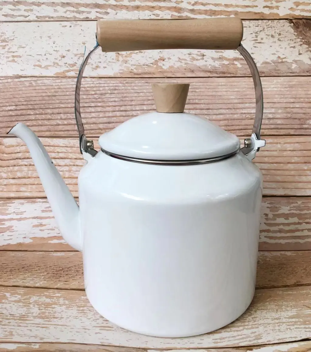 Enamel kettle - White 2.0L
