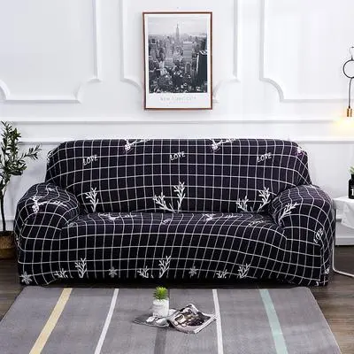 Christmas stretch tight all inclusive full cover sofa cover Love Elk - Shop at LoveMi