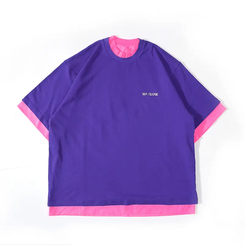 Street character print short sleeve T-shirt