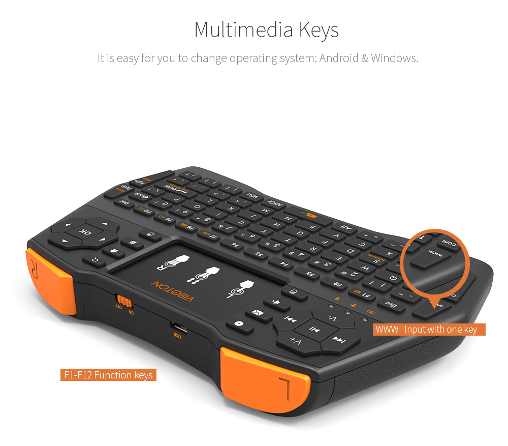Sammenleggbart Bluetooth-tastatur - Miniatyr 2