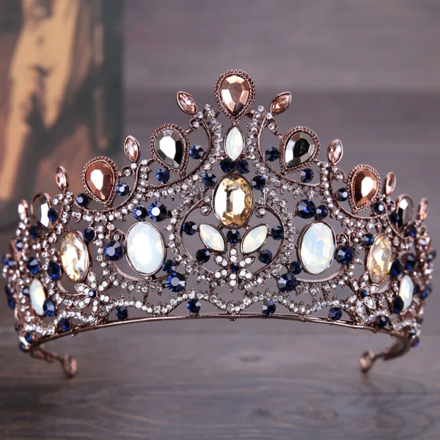 Wedding Dress Lace Rhinestone Hair Accessories 2 Patina - Shop at LoveMi