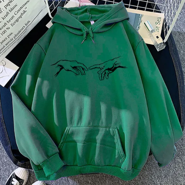 Sketch Adam's Hand Print Personalized Hoodie Green - Shop at LoveMi