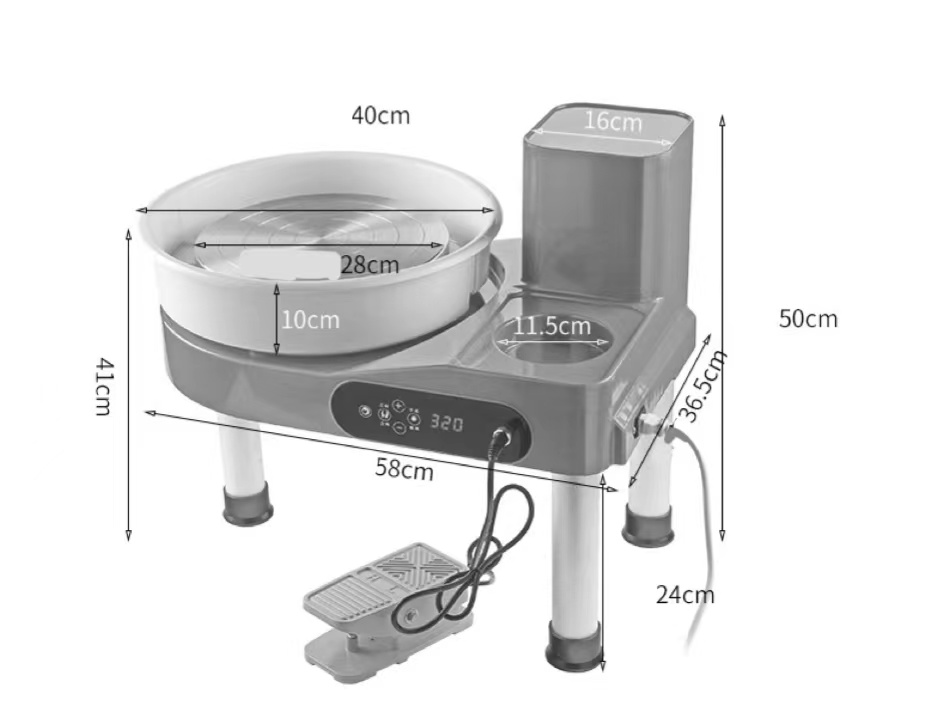 Pottery Drawing Machine - Type Ground Double - Purpose Pottery Equipment Clay - Image 3