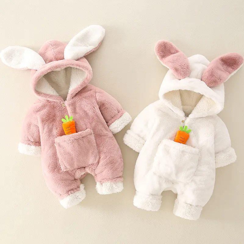 Cute super winter warm crawling suit