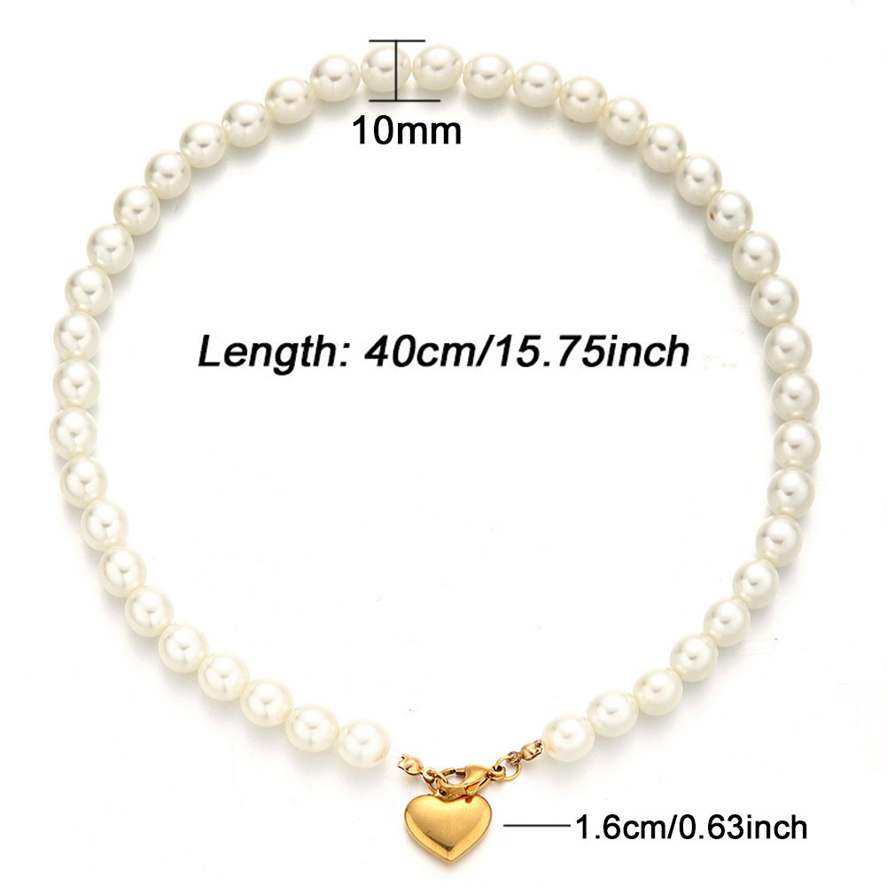 Bracelet Pearl Titanium Steel Necklace