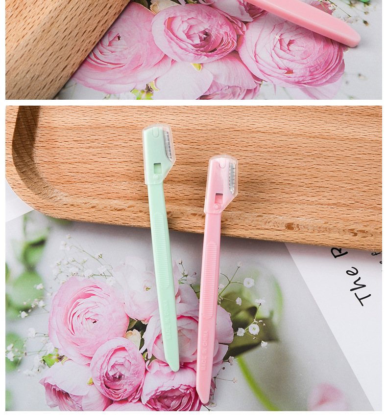 Portable Mini Eyebrow Trimming Knife Set