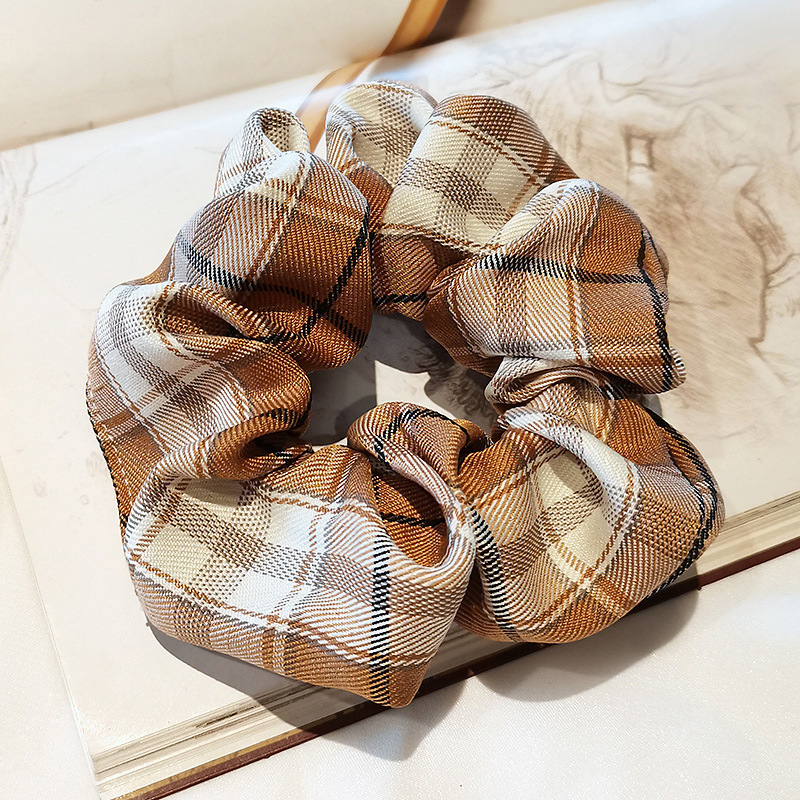 Girlish Plaid cord hair accessories 6 Style - Shop at LoveMi