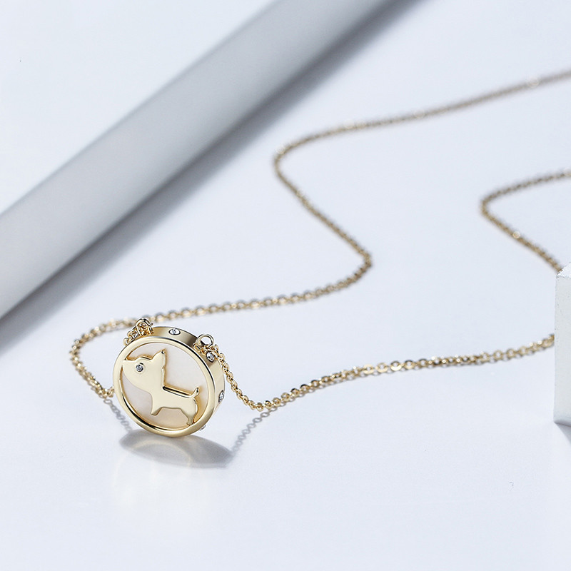 Fashion cartoon puppy necklace