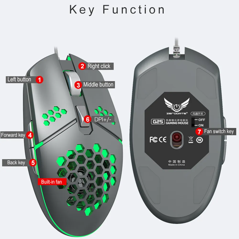 Cooling Hole Mouse Game Mechanical Game Mouse – image 4