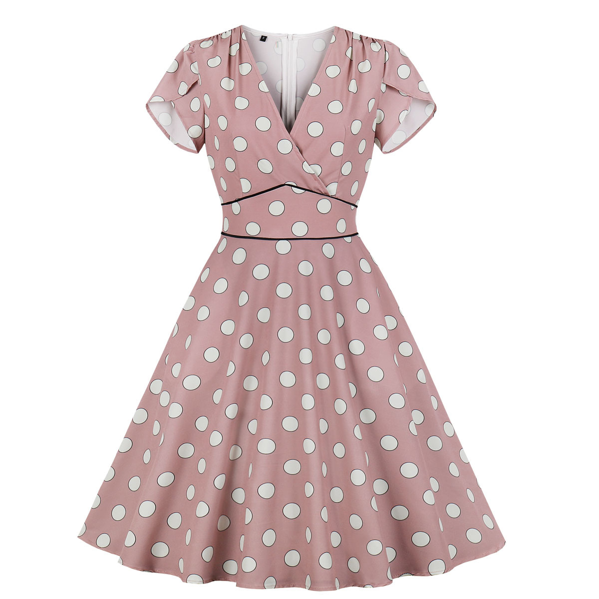 European And American Retro Polka Dot Dress