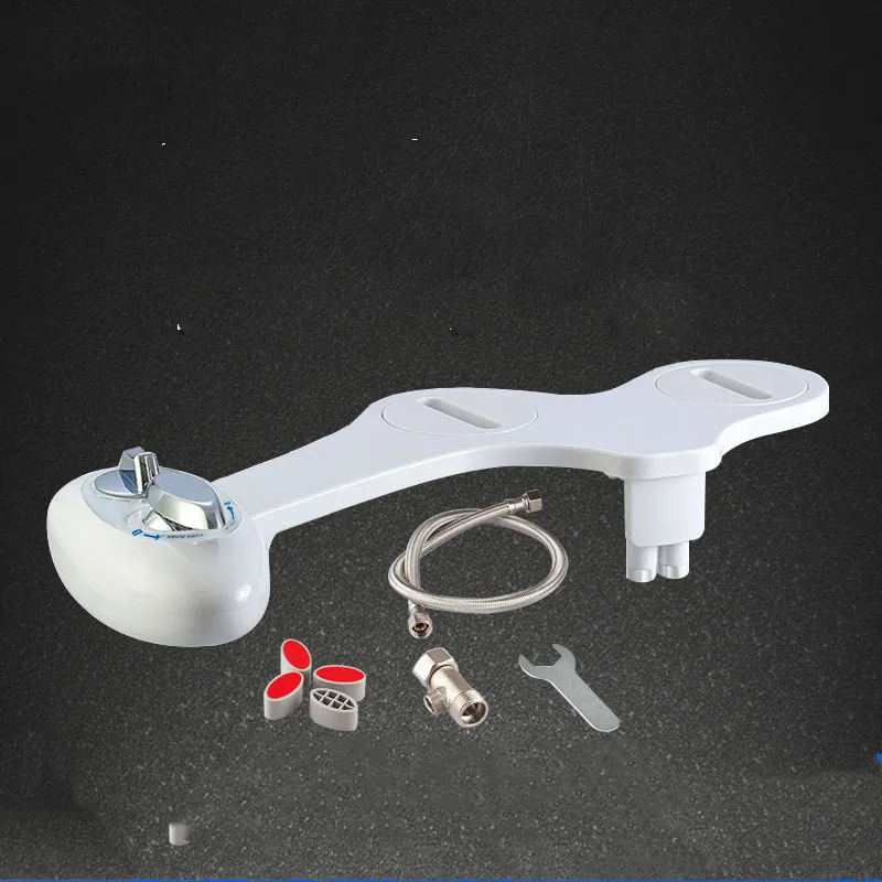 Smart Hot And Cold Toilet Cover Household Bidet - White A