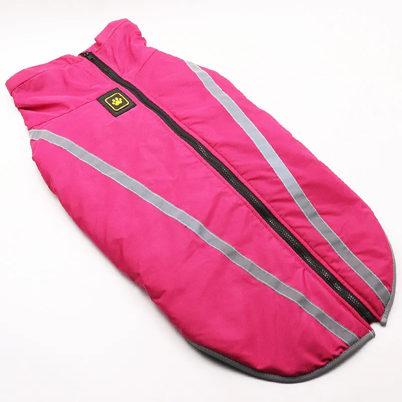 Medium-sized Dog Large Dog Winter Clothes Warm Dog Winter Coat - Pink