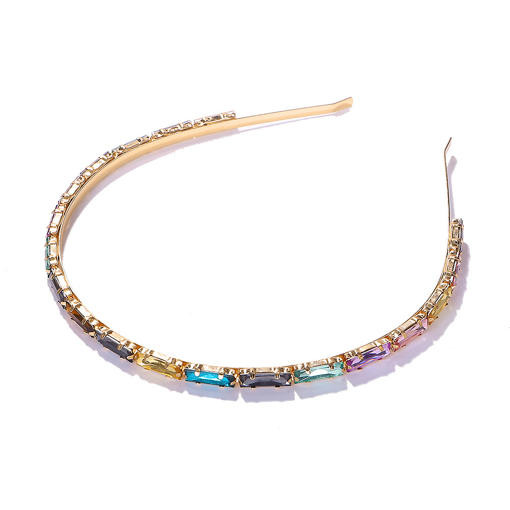 New Popular Geometric Crystal Luxury Bridal Headwear Color - Shop at LoveMi
