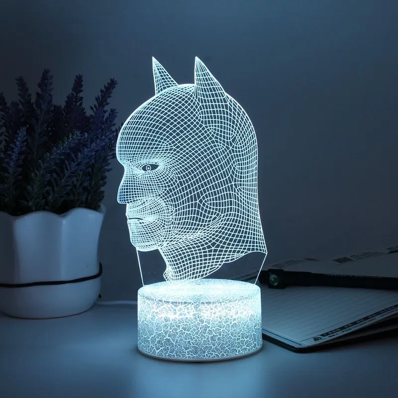 Bat Head 3dled Visual Stereo Effect Nightlight – image 5