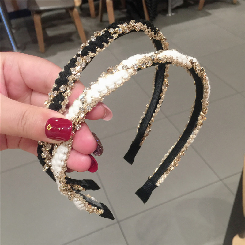 Simple Personality Wild Retro Chain Rhinestone Headband
