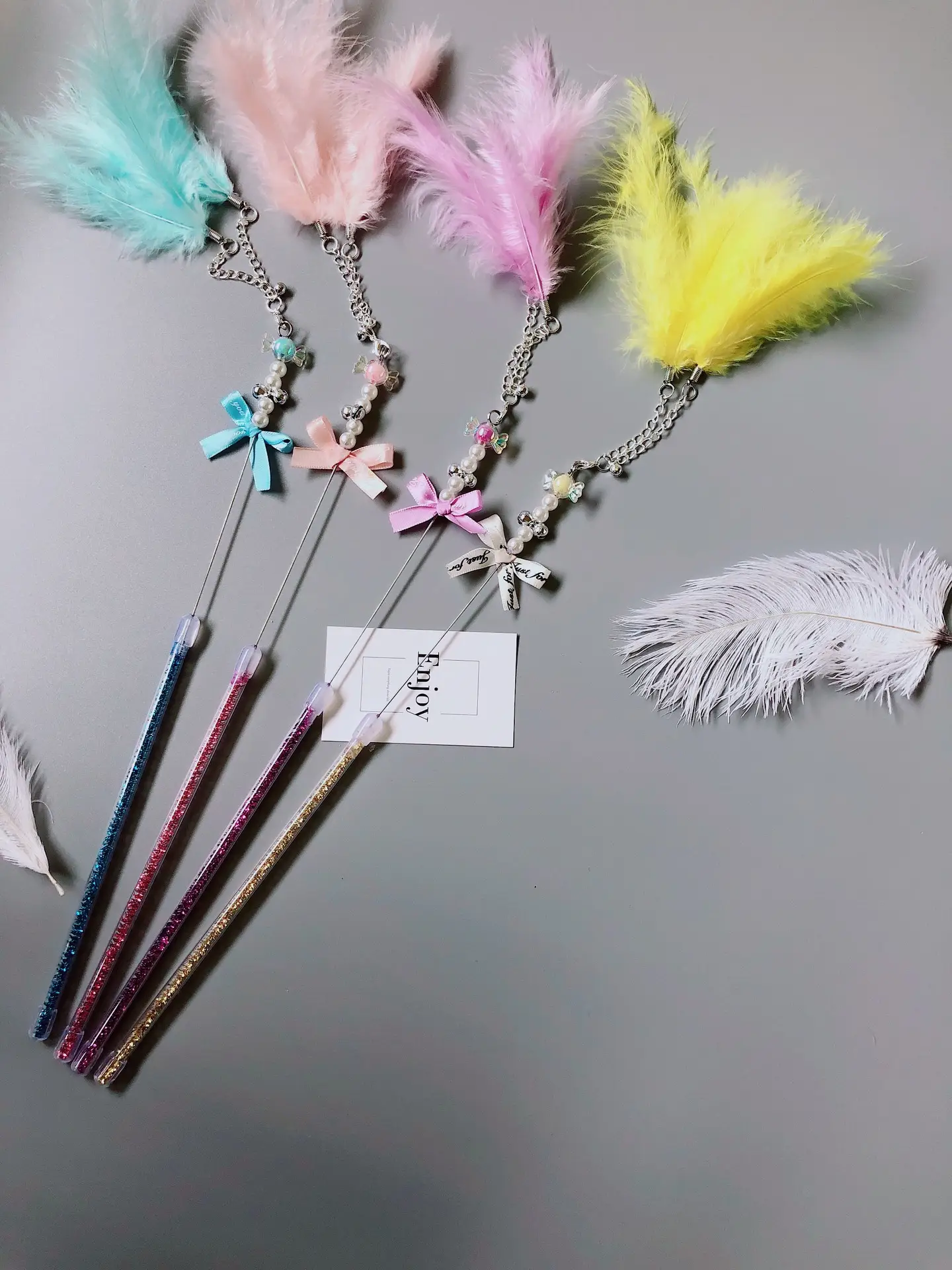 Handmade cat stick