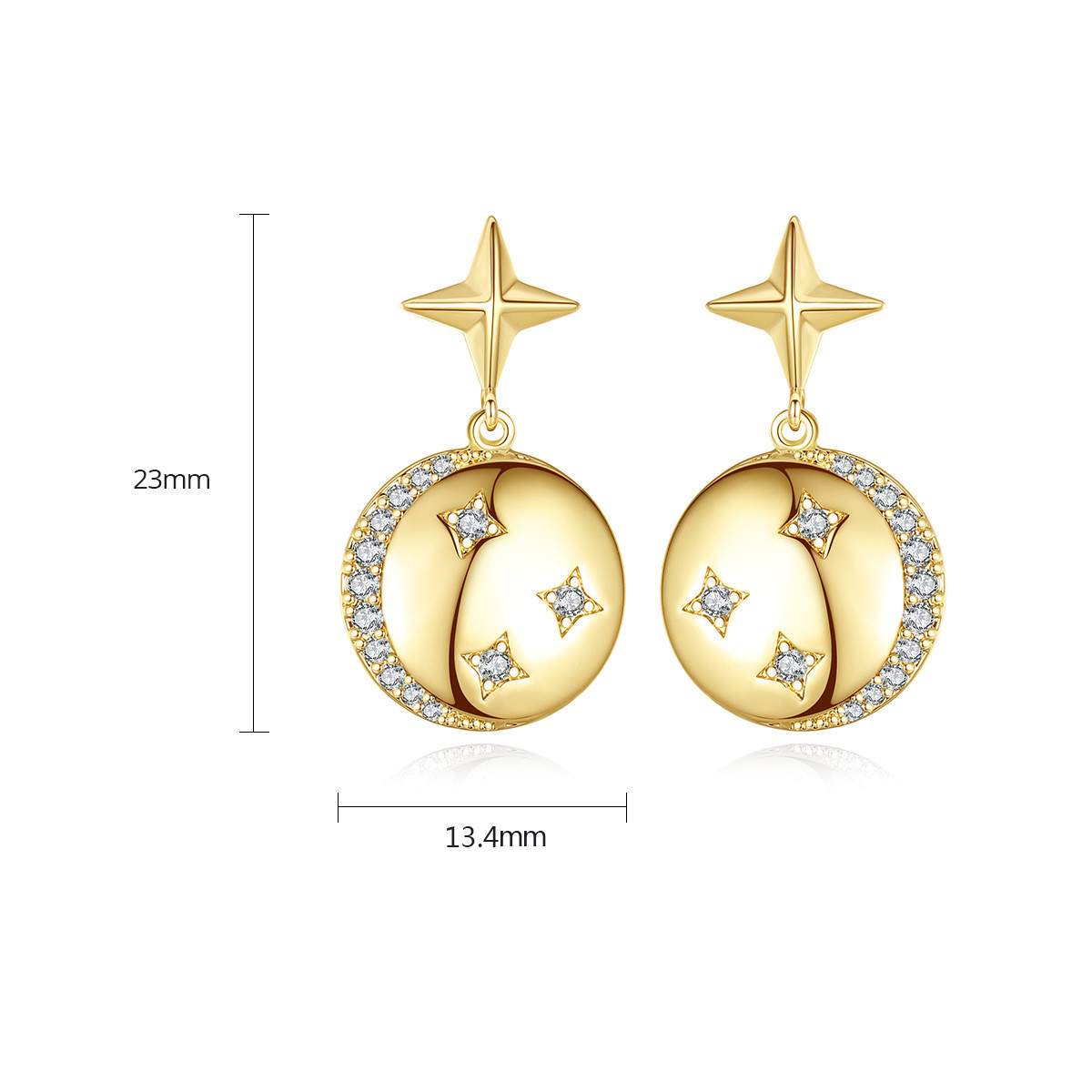 Niche Design Zircon Earrings