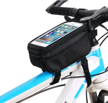 Bicycle bag touch screen mobile phone bag car tube bag car beam bag upper tube bag tool bag bag riding equipment