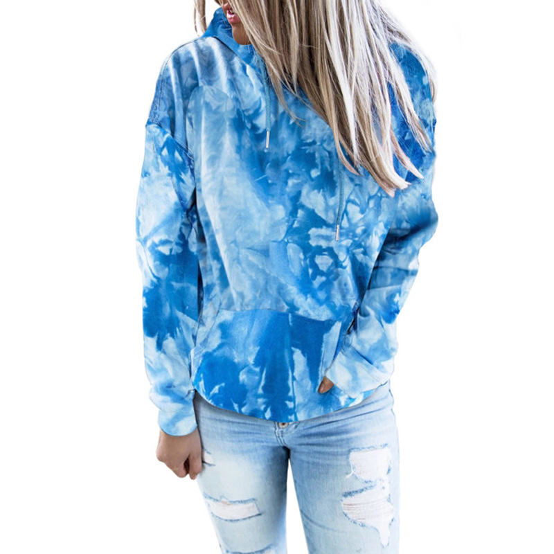 Blue tie dye