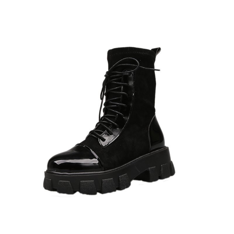 Thick heel and thick sole fashion short boots