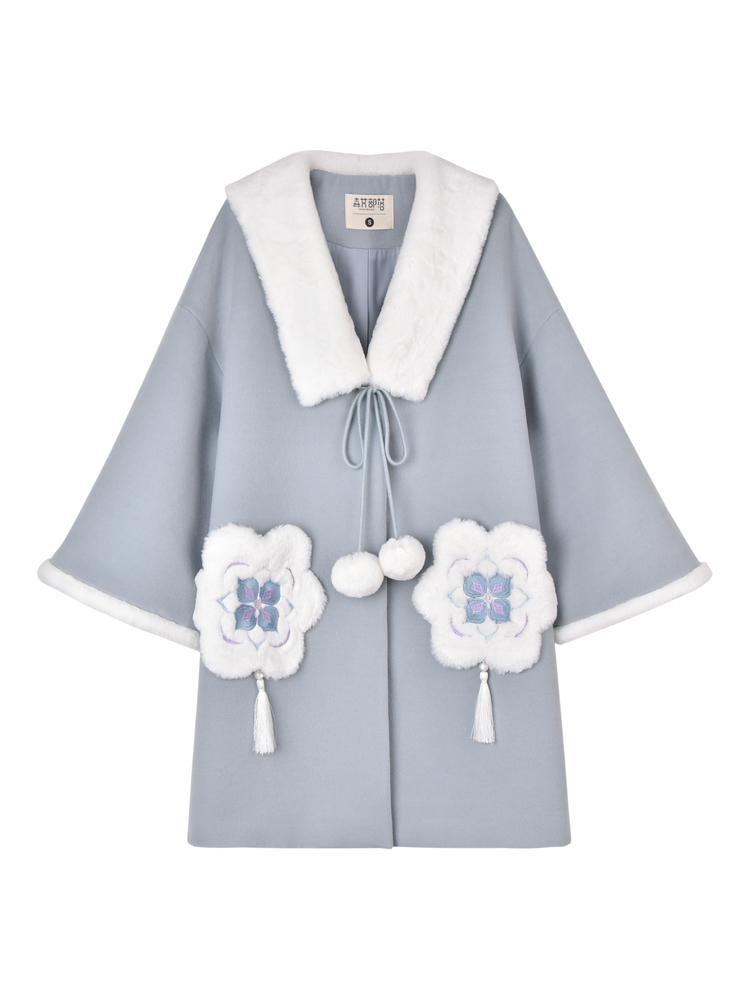 Tribal Han elements antique woolen coat