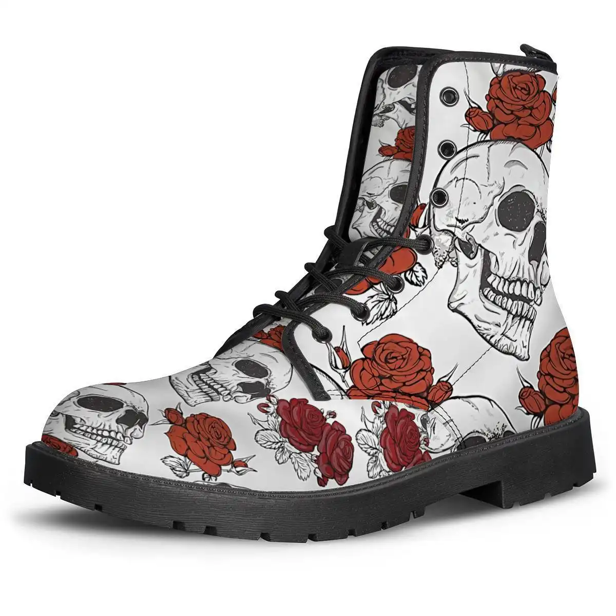 Men's British PU Men's Shoes Fashion Tooling Boots