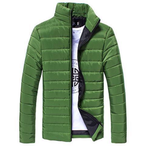 Men's thickening of down jacket