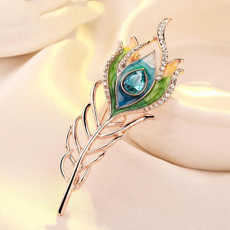 Three-piece set of hairpin - Brooch Blue