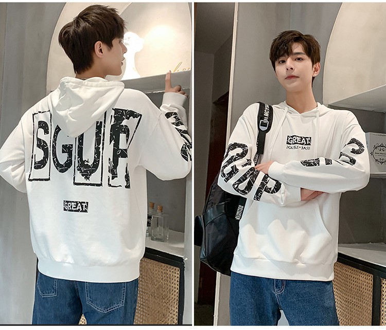 Men's sports hooded sweater