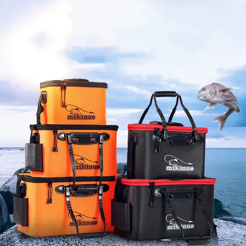 EVA Portable Fishing Bag Folding Thicken Live Box Tank