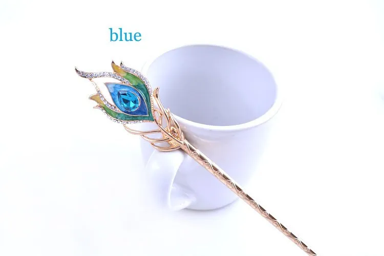 Three-piece set of hairpin - Blue