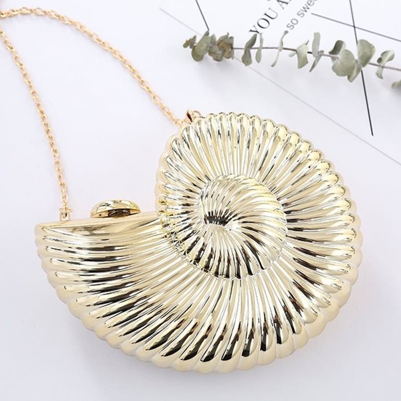 Conch Portable Fashion Versatile Evening Bag Banquet Lady